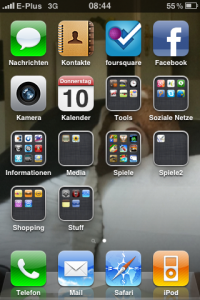Menü IOS4