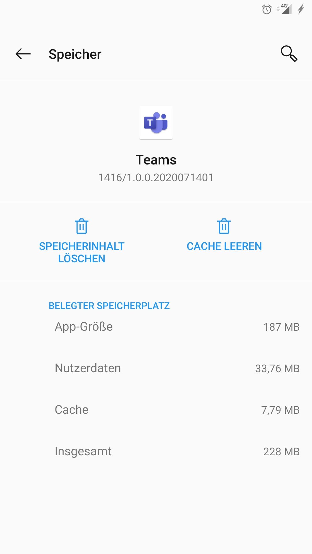 Microsoft Teams App Mit Verbindungsproblemen Android