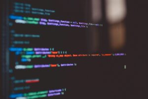 Monitor mit Code