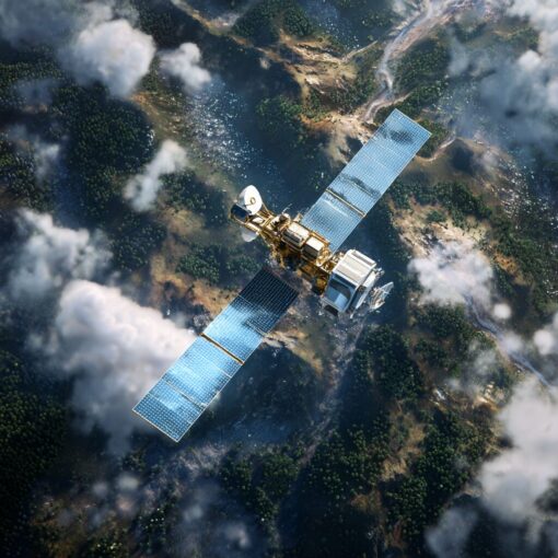 Satellit im All